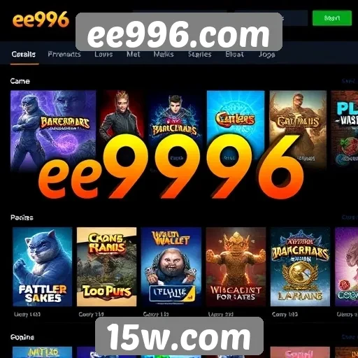Comparação de jogos oferecidos por ee996.com